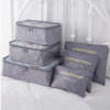 IUX Nylon Packing Cube Travel Bag System Durable 6 Pieces Set Large Capacity Of Bags Unisex Clothing Sorting Organize