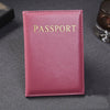 Casual PU Leather Passport Covers Travel Accessories ID Bank Credit Card Bag Men Women Passport Business Holder wallet Case
