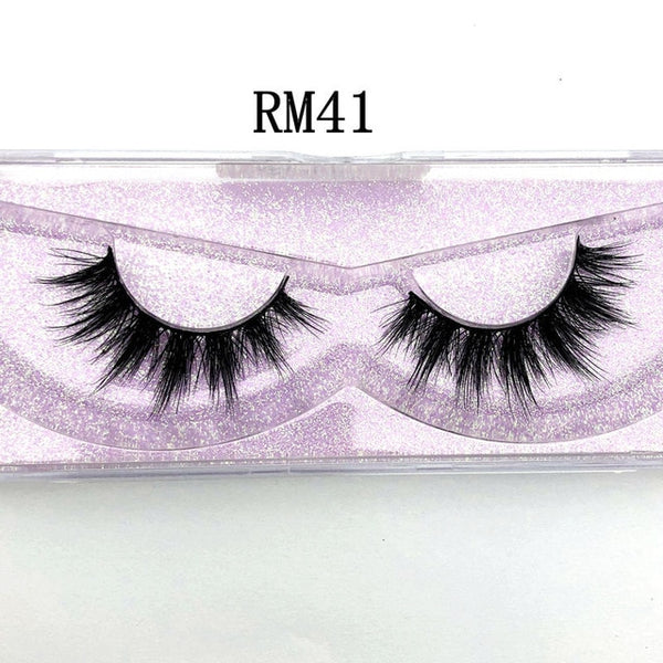 Mikiwi Thick Long 5D mink eyelashes long lasting mink lashes natural dramatic volume eyelashes extension