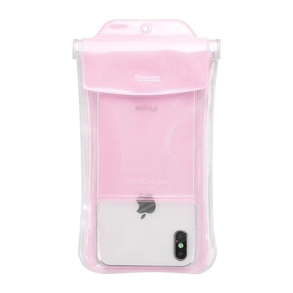 Baseus IP68 Waterproof Case For iPhone X XR XS MAX 8 7 Huawei P30 Samsung S10 Phone Pouch Bag Airbag Swimming Phone Case Cover