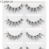 CLOTHOBEAUTY 5 Pairs False Eyelashes,Wispy EyeLashes Extension Handmade Natural Soft Invisible Band,Long Thick Reusable