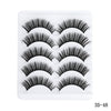 5 Pairs Multipack 5D Soft Mink Hair False Eyelashes Handmade Wispy Fluffy Long Lashes