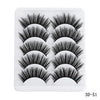 5 Pairs Multipack 5D Soft Mink Hair False Eyelashes Handmade Wispy Fluffy Long Lashes