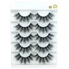 5 Pairs 6D Faux Mink Hair False Eyelashes Natural Long Whispies Lashes Cruelty-free Criss-cross Eyelashes