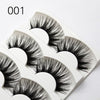 5Pairs 3D Faux Mink Hair False Eyelashes Natural/Thick Long Eye Lashes Wispy Fluffy Lashes