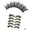 5Pairs 3D Faux Mink Hair False Eyelashes Natural/Thick Long Eye Lashes Wispy Fluffy Lashes