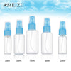 1 PCS 20ml 25ml 30ml 50ml 75ml Random Color Travel Transparent Plastic Perfume Atomizer Small MIni Empty Spray Refillable Bottle