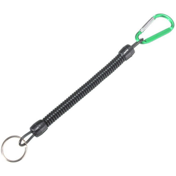 CLELO Anti-lost Strap Safety Spring Coiled Lanyard For Key Chain Phone Passport Pouch Wallet Purse suitcase Travel Accessories