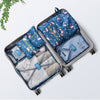 RUPUTIN 7Pcs/set Travel Organizer Suitcase Clothes Finishing Kit Portable Partition Pouch Storage Bags Home Travel Accessories