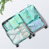 RUPUTIN 7Pcs/set Travel Organizer Suitcase Clothes Finishing Kit Portable Partition Pouch Storage Bags Home Travel Accessories