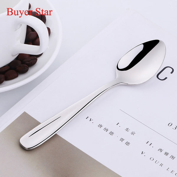 Luxury 304 Stainless Steel Mini Spoon Set Ice Cream Fruit Dessert Spoon Tea Spoon Rose Gold Coffee Teaspoons Tableware Cutlery