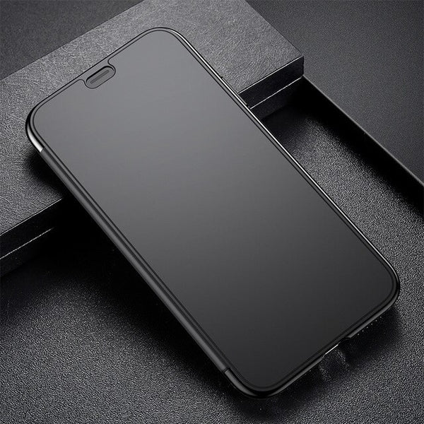 Baseus Luxury Filp Case For iPhone XS Max XR X S R Xsmax Coque Tempered Glass Full Protective Back Cover For iPhonexs Max