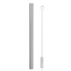 Extra Wide Straw Reusable Stainless Steel Drinking Straw Metal Straw For Smoothies Tapioca Pearls Milk Tea Juice Bar Tools