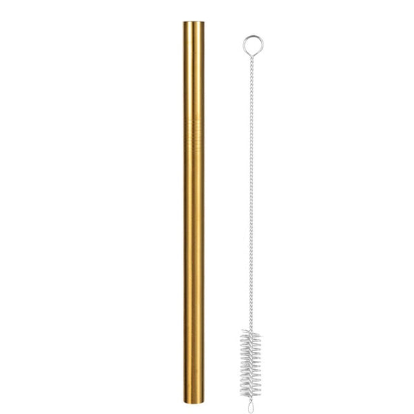 Extra Wide Straw Reusable Stainless Steel Drinking Straw Metal Straw For Smoothies Tapioca Pearls Milk Tea Juice Bar Tools