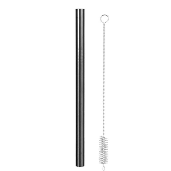 Extra Wide Straw Reusable Stainless Steel Drinking Straw Metal Straw For Smoothies Tapioca Pearls Milk Tea Juice Bar Tools