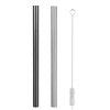 Extra Wide Straw Reusable Stainless Steel Drinking Straw Metal Straw For Smoothies Tapioca Pearls Milk Tea Juice Bar Tools