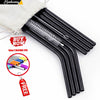 2/4/8Pcs Colorful Reusable Drinking Straw High Quality 304 Stainless Steel Metal Straw with Cleaner Brush For Mugs 20/30oz