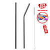 2/4/8Pcs Colorful Reusable Drinking Straw High Quality 304 Stainless Steel Metal Straw with Cleaner Brush For Mugs 20/30oz