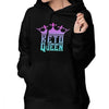 Low Carb Hoodie Keto Queen Crown Graphic Ketosis Diet Success Hoodies Blue Sexy Hoodies Women Graphic Pullover Hoodie