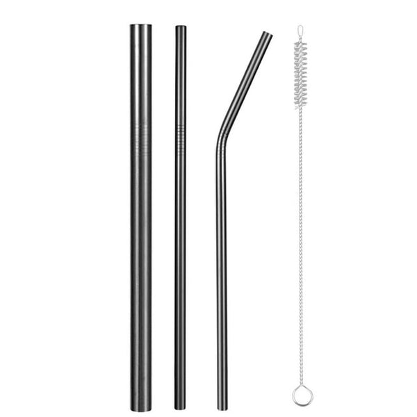 Extra Wide Straw Reusable Stainless Steel Drinking Straw Metal Straw For Smoothies Tapioca Pearls Milk Tea Juice Bar Tools