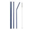 Extra Wide Straw Reusable Stainless Steel Drinking Straw Metal Straw For Smoothies Tapioca Pearls Milk Tea Juice Bar Tools