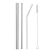 Extra Wide Straw Reusable Stainless Steel Drinking Straw Metal Straw For Smoothies Tapioca Pearls Milk Tea Juice Bar Tools