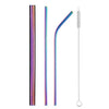 Extra Wide Straw Reusable Stainless Steel Drinking Straw Metal Straw For Smoothies Tapioca Pearls Milk Tea Juice Bar Tools