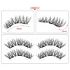 Magnetic eyelashes with 3 magnets magnetic lashes natural false eyelashes