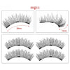 Magnetic eyelashes with 3 magnets magnetic lashes natural false eyelashes