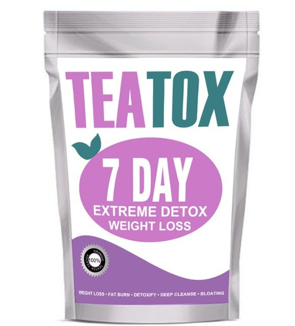 Fat Burnning Detox Tea Bags Colon Cleanse Weight Loss Tea For Man and Women Natural Belly Slimming Tea Teatox