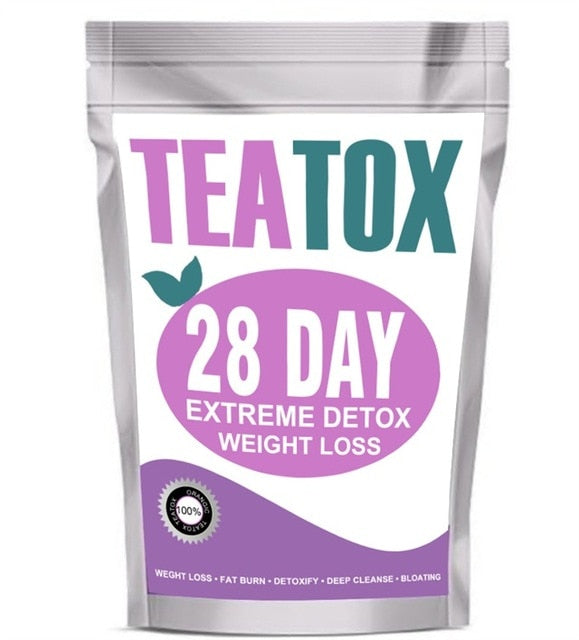 Fat Burnning Detox Tea Bags Colon Cleanse Weight Loss Tea For Man and Women Natural Belly Slimming Tea Teatox