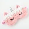 2019 New 1Pc Unicorn Eye Mask Cartoon Sleeping Mask Plush Eye Shade Cover Eyeshade Suitable For Travel Home Party Gifts