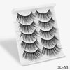 SEXY 5Pairs 3D Mink Hair Eyelashes Natural/Thick Long Eye Lashes Wispy